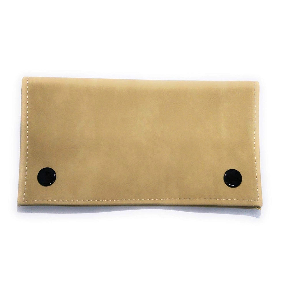 Trade Shop - Porta Tabacco Astuccio Pouch Cartine Filtri In Ecopelle Custodia Borsello Cuciture -