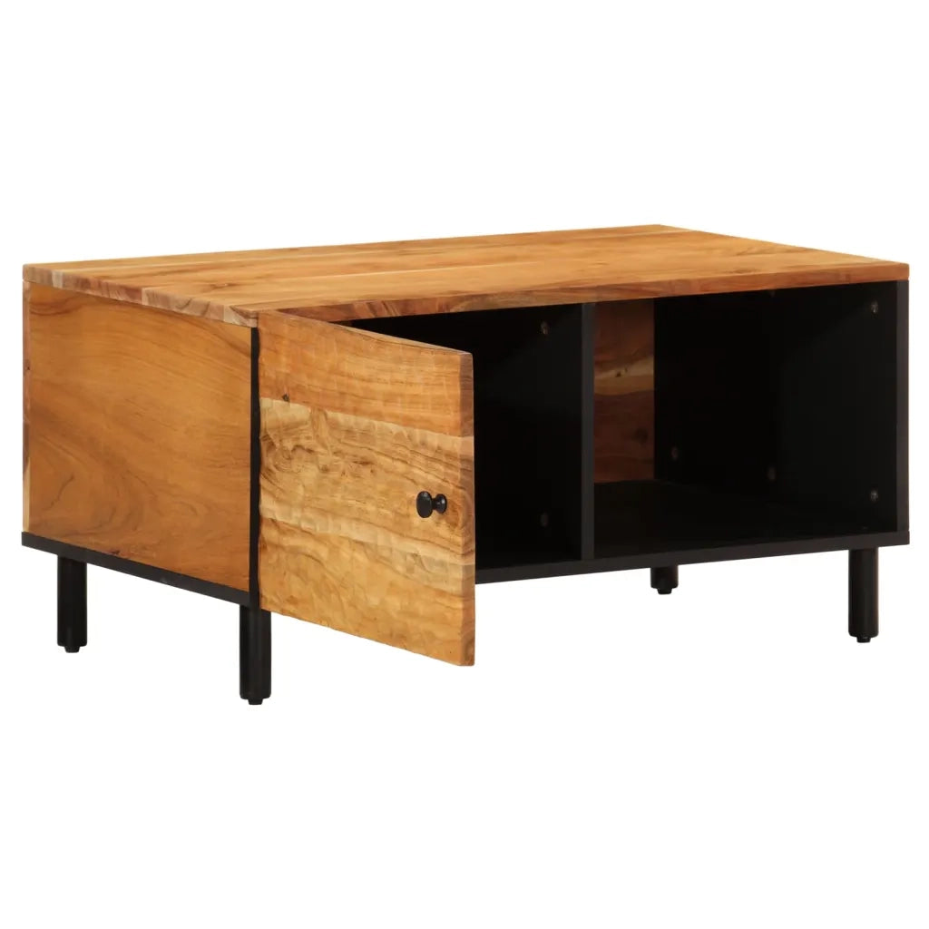 Tavolino da Salotto 80x50x40 cm Legno Massello di Acacia 356859