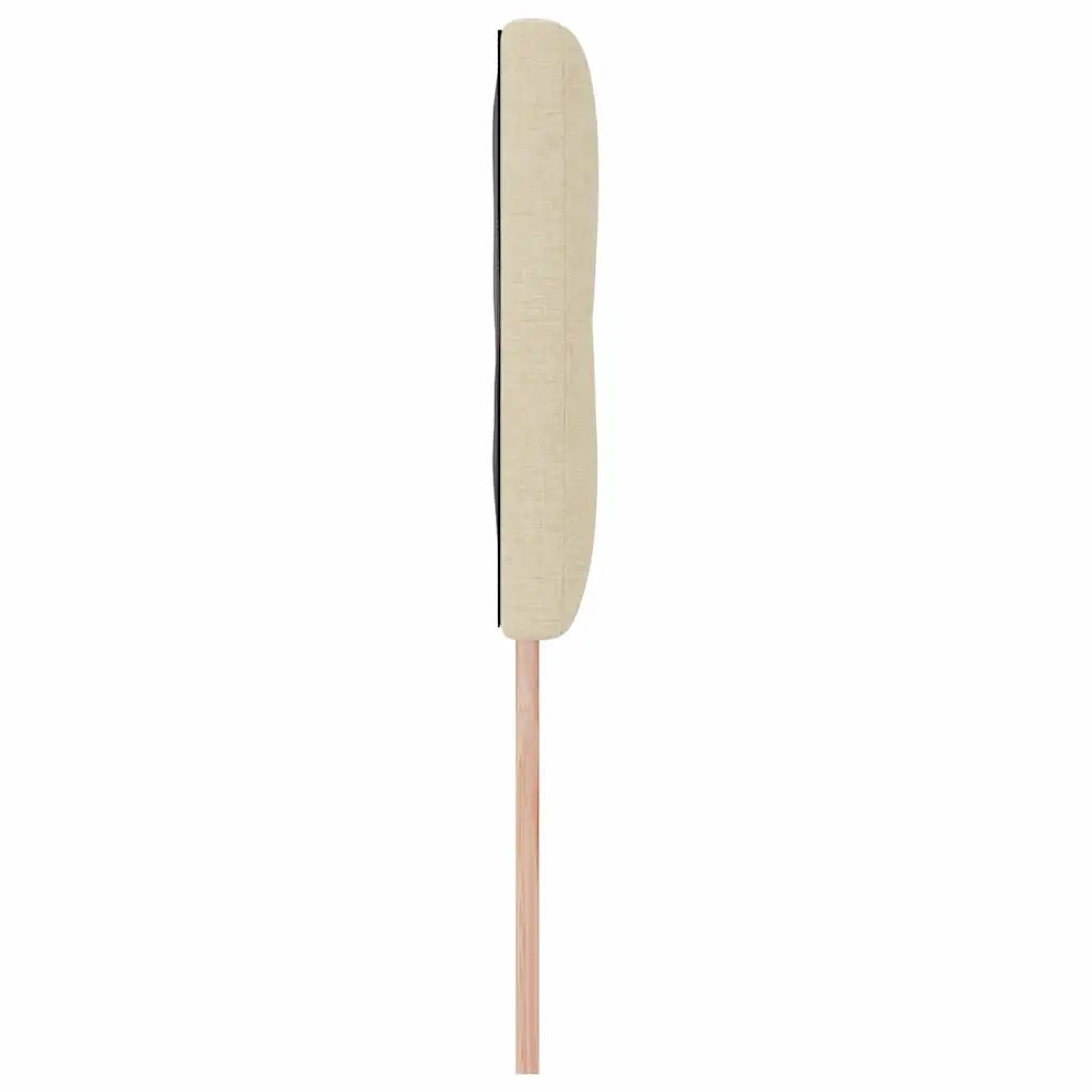 Testiera | Testata regolabile in altezza Crema 144 cm Tessuto