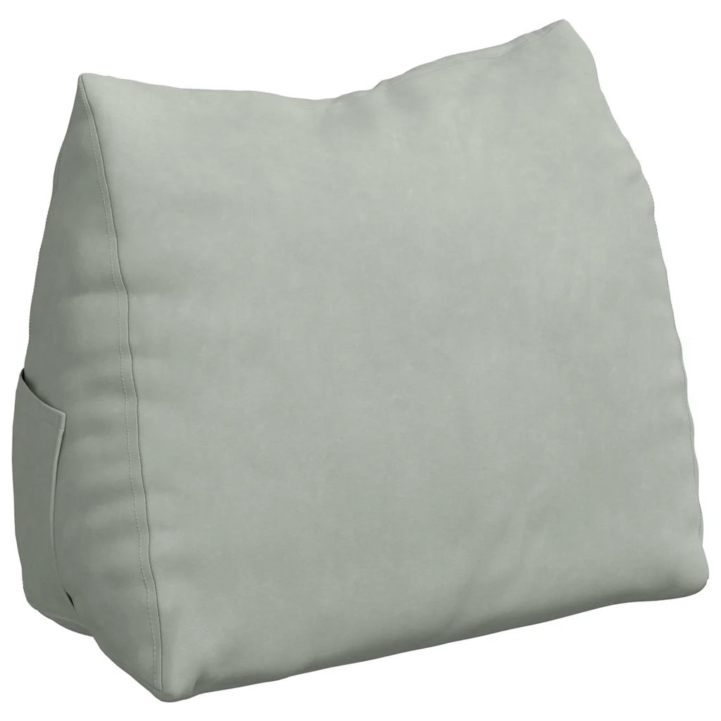 Cuscino per Schiena Grigio chiaro 60 x 20 x 50 cm