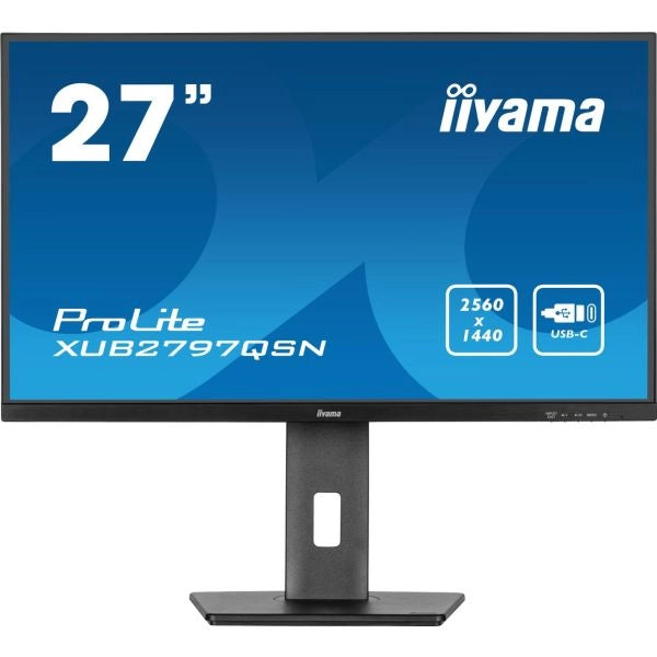 Iiyama prolite xub2797qsn-b2 monitor pc 68,6 cm (27") 2560 x 1440 pixel 2k ultra hd led nero - 158400