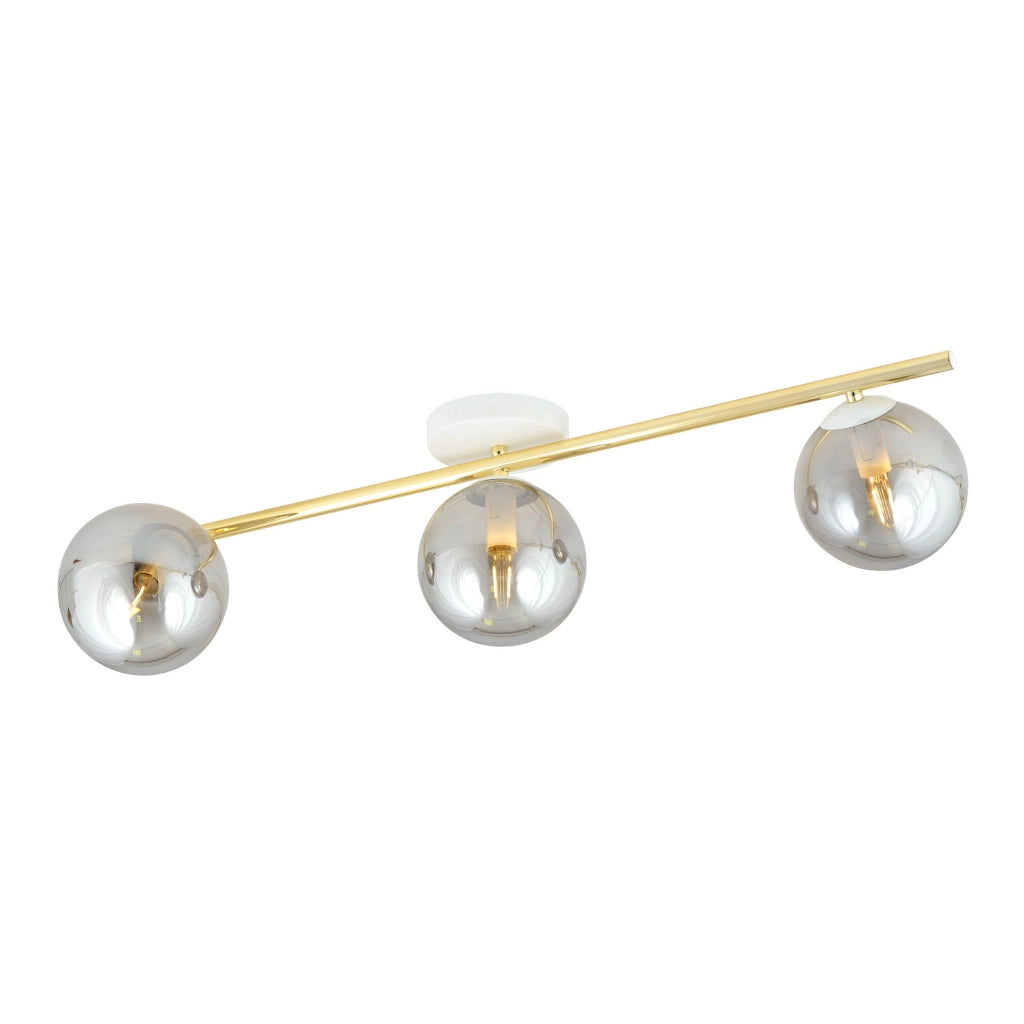 Emibig plafoniera SPLENDI 3 3xE14 oro grafite metallo