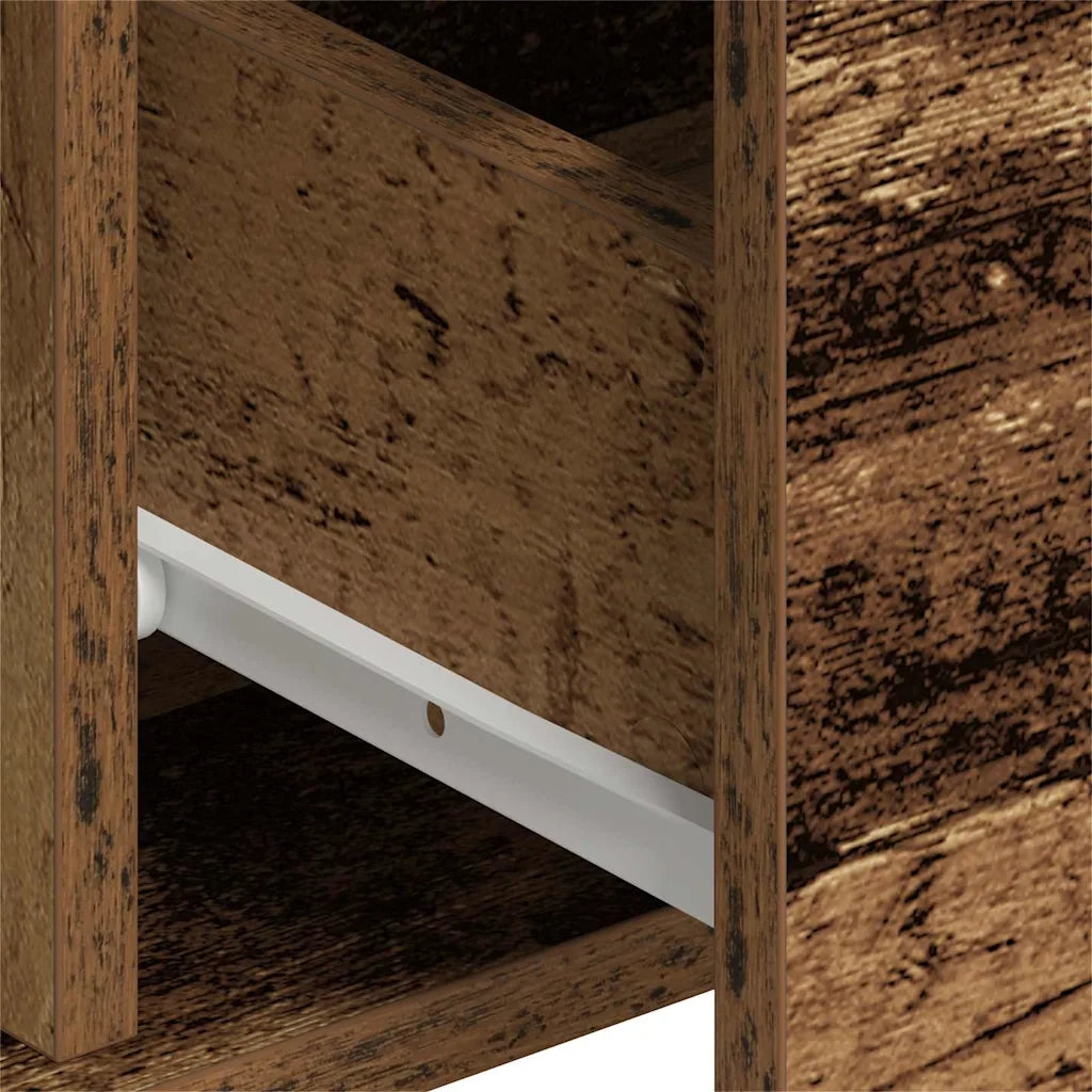 Credenza 2 pz | Madia | Buffet da pranzo | Armadio da pranzo Legno vecchio 60 x 31 x 84 cm Legno multistrato