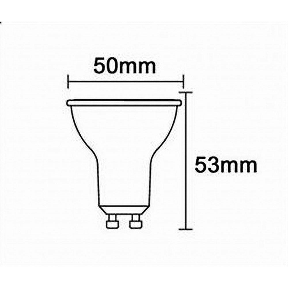 Trade Shop - Lampadina Led 5 W Gu10 Luce Calda Naturale Fredda Faretto Illuminazione Gu10-5w -