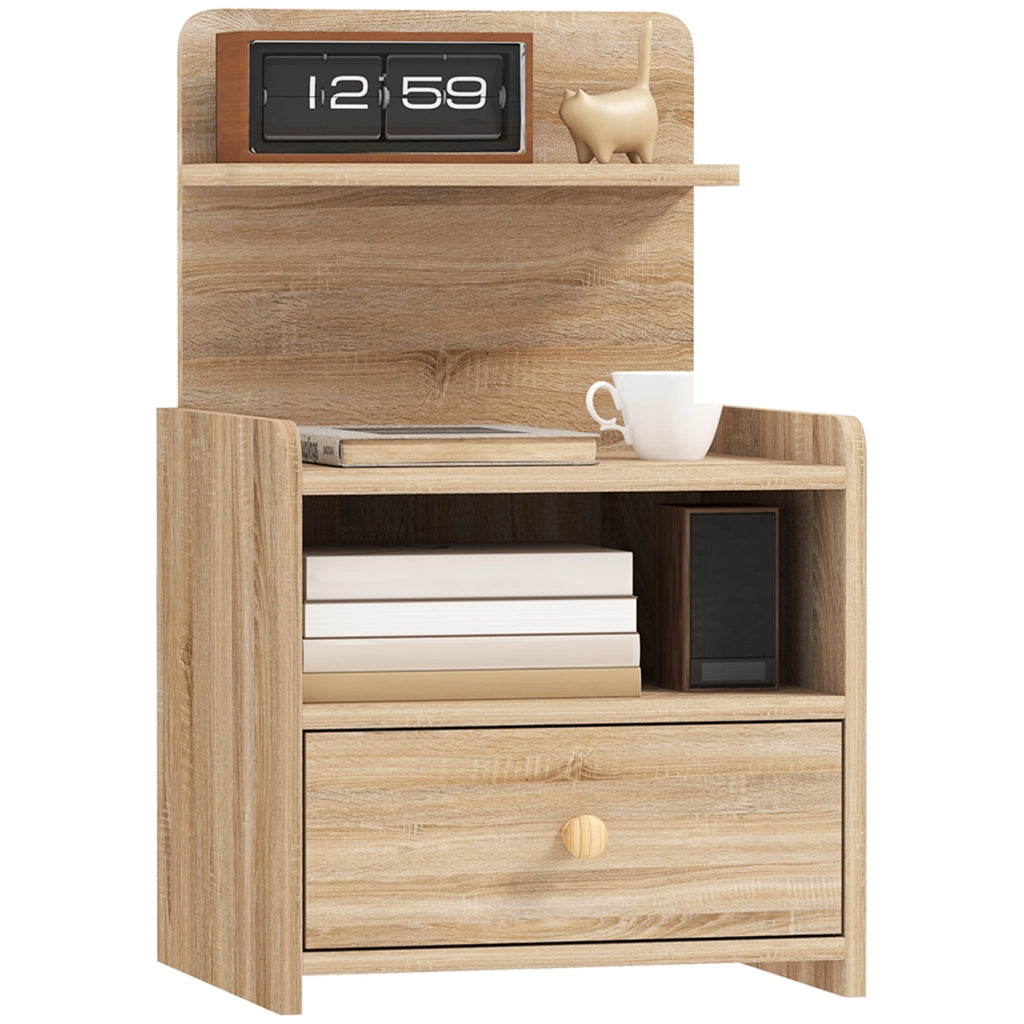 Tavolino da salotto con cassetto ¨C Xylo ¨C legno naturale truciolato