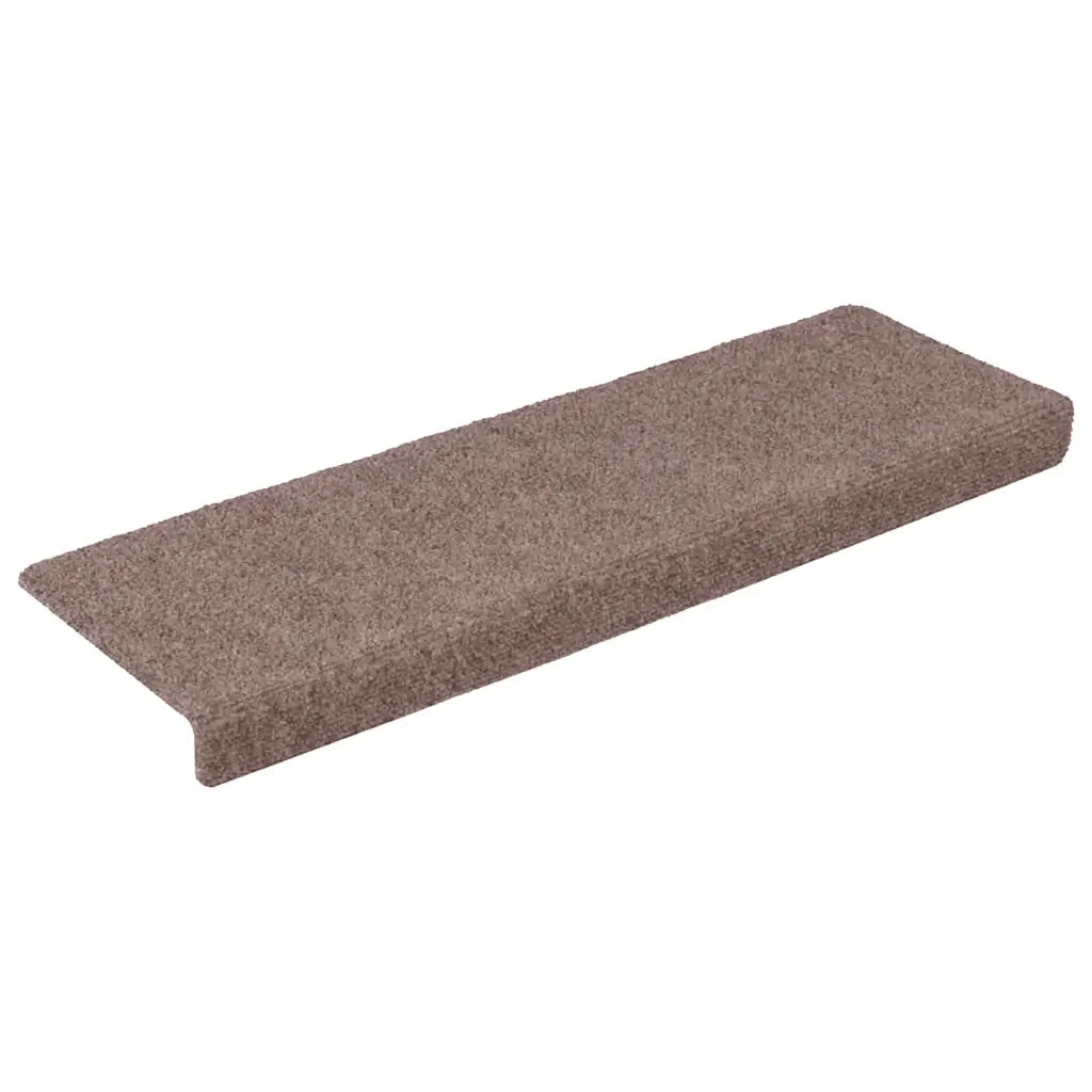 Tappetini per Scale 5 pz Marroni 65x25 cm Tessuto Agugliato  cod mxl 59141