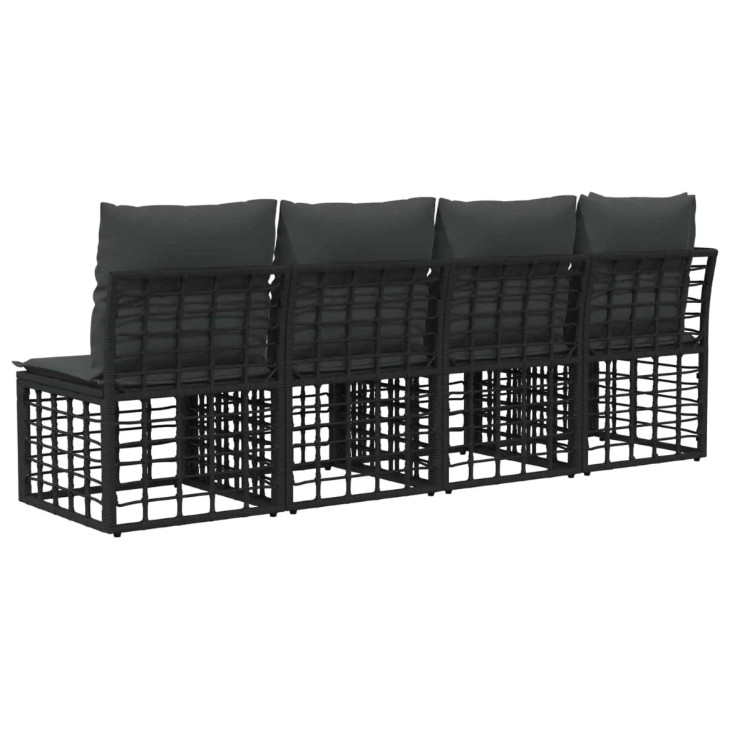 Divano da Giardino 4 Posti con Braccio Sinistro 4 pcs 42026733
