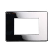 Placca Slim Sottile 3P Serie Moon Colore Cromato Lucido Compatibile Con Bticino Axolute Air