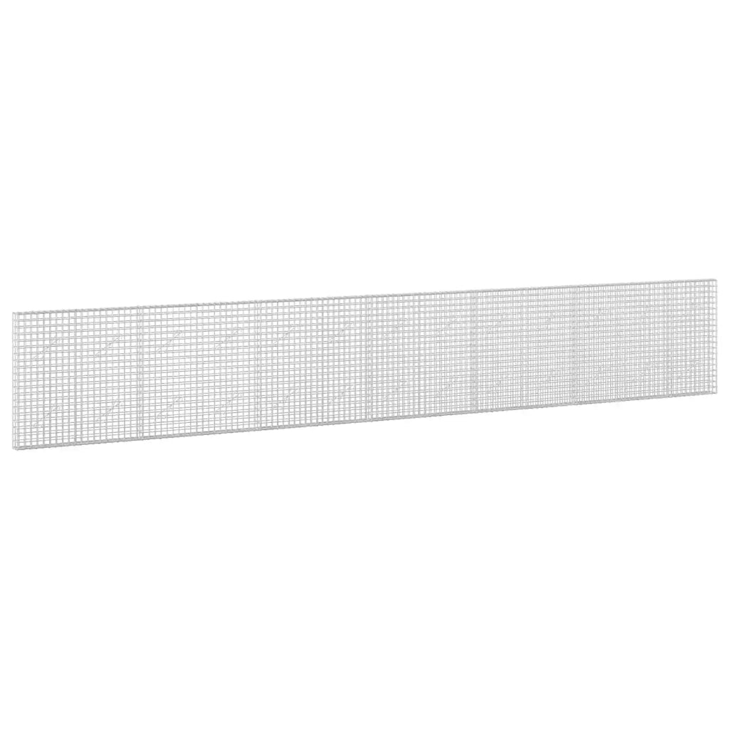 Gabione con filo da 5 mm e rete da 5x5 cm 650x10x100 cm 3463975