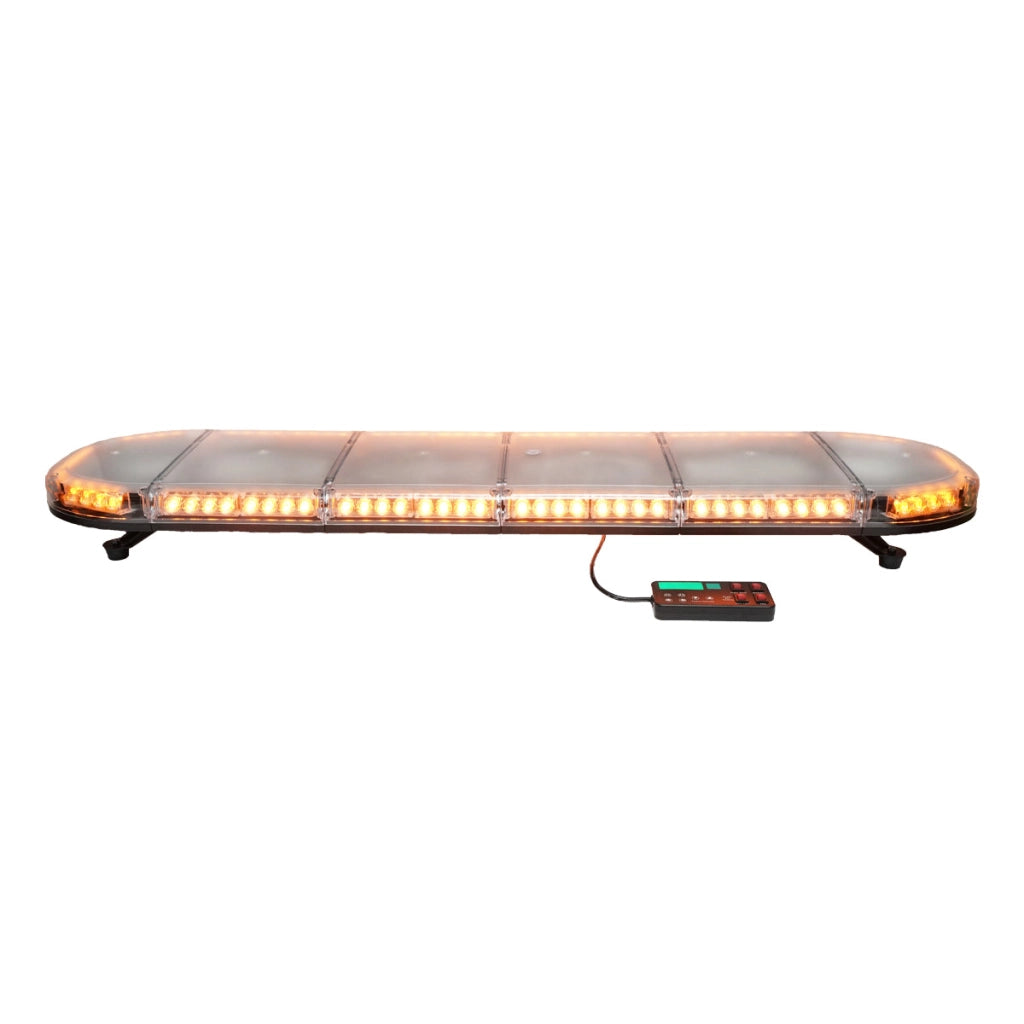 Barra luminosa rotante 12-24V con luce gialla 1290x275x125mm Breckner Germany