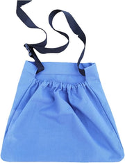 Sacchetto per raccolta esterno, grembiule per giardinaggio, grembiule di canapa per la raccolta dei prodotti ortofrutticoli per giardinieri, sacchetti di raccolta in canapa, contenitori per prodotti ortofrutticoli - blu