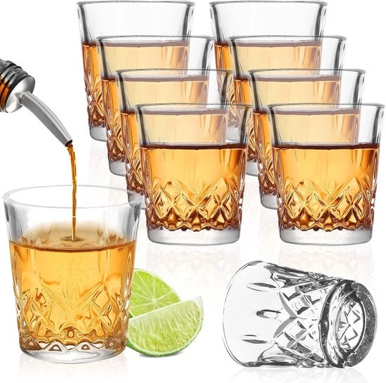 Bicchieri per cocktail resistenti al lavastoviglie - vetro privo di piombo - 8 pezzi