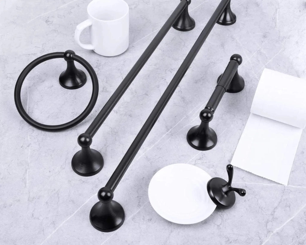 Portasciugamano Da Bagno Black 332870a Retro