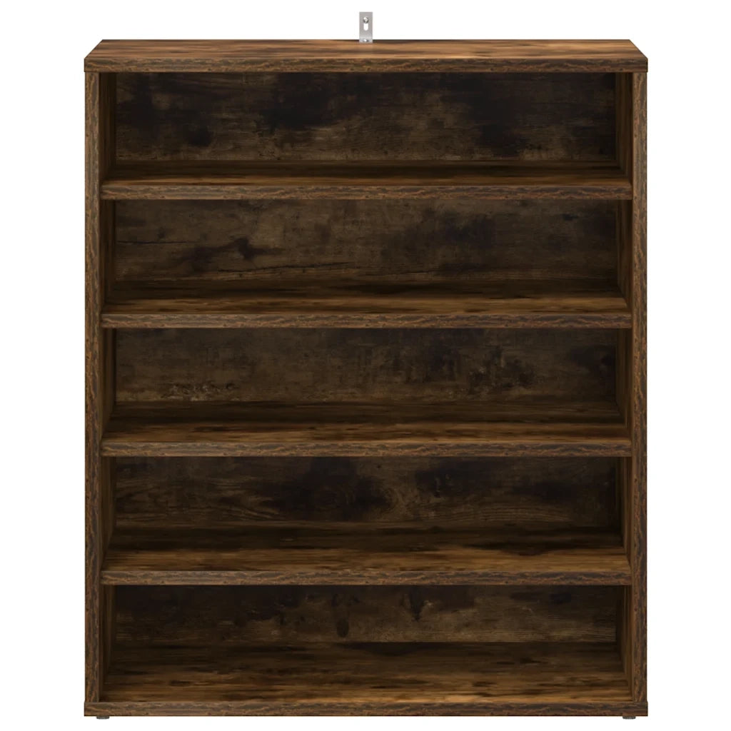 Scarpiera Rovere Fumo 60x35x70 cm in Legno Multistrato