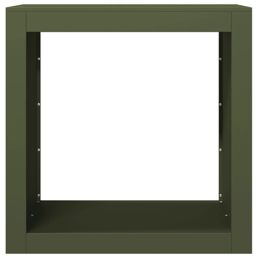 Portalegna 60 x 40 x 60 cm acciaio verde 02_0043728