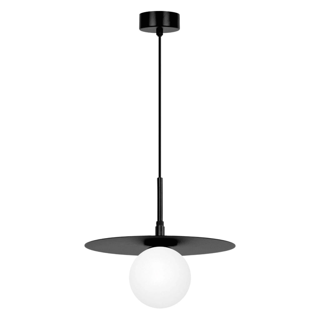 Lampada a sospensione Kaja Sante nera Ø25 regolabile G9
