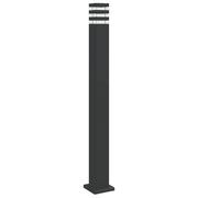 Lampada da Terra per Esterni Nera 110 cm in Alluminio CFW5637706