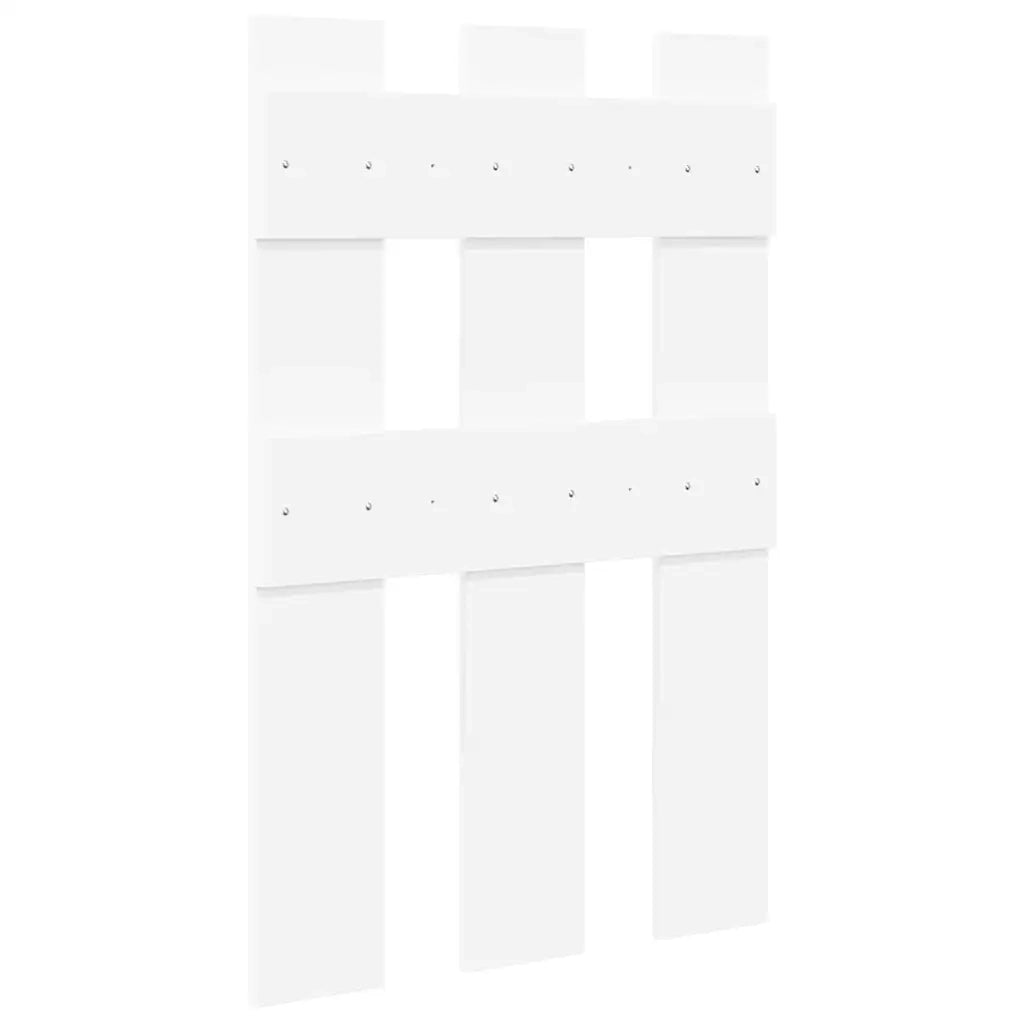 vidaXL Appendiabiti a muro Bianco 65 x 3 x 100 cm Legno multistrato