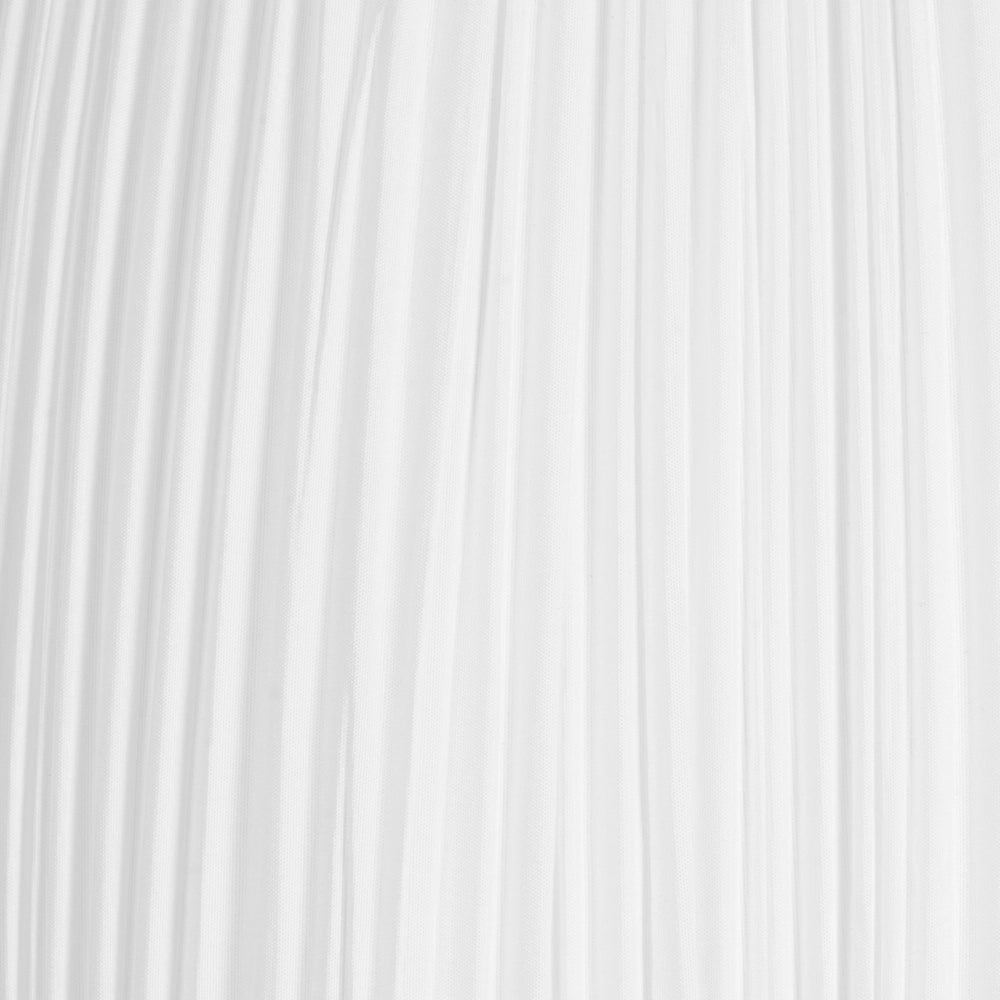 Lampada a sospensione con paralume in tessuto di cotone bianco design moderno luce per soggiorno