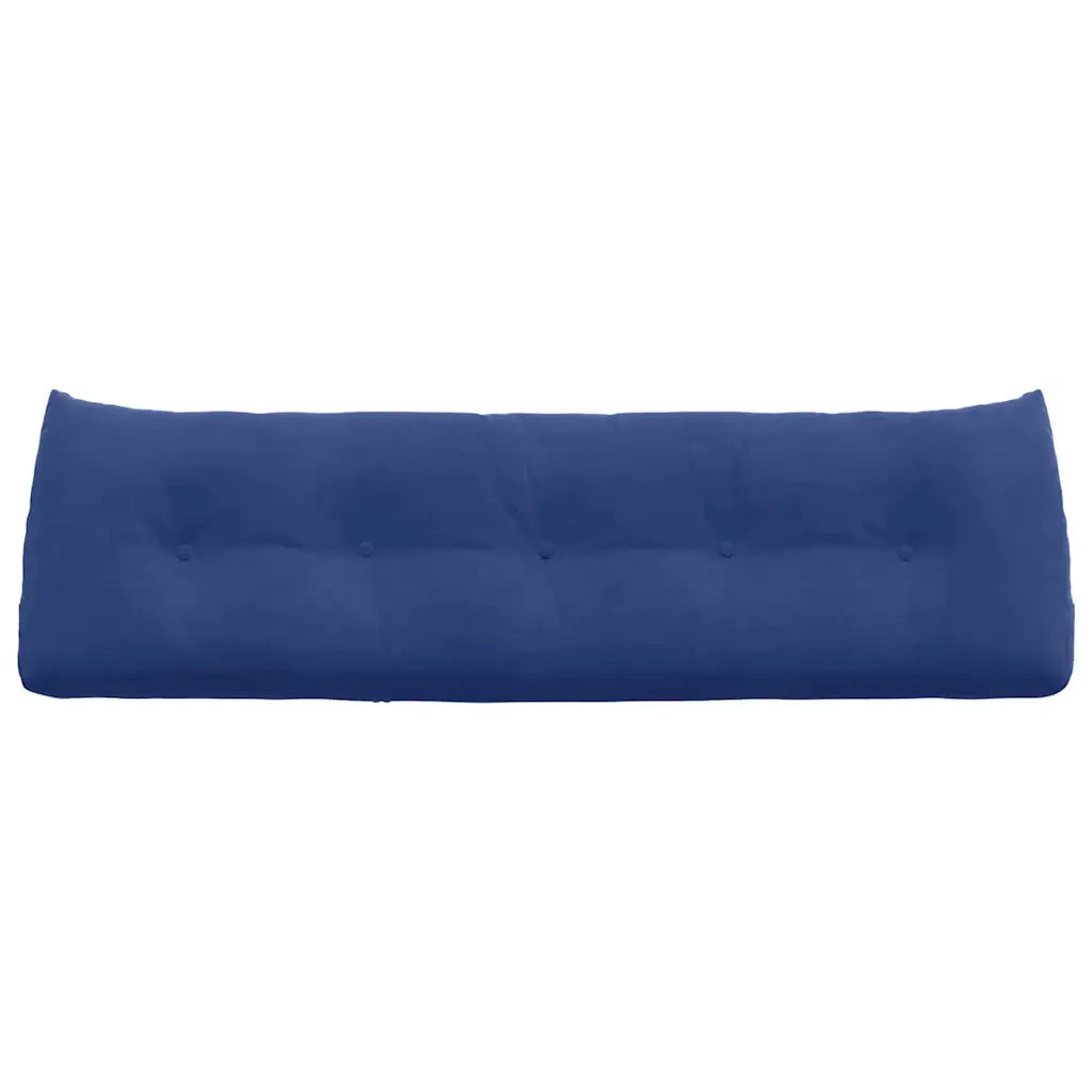 Cuscino per Schiena Blu Polizia 160 x 24 x 50 cm Velluto