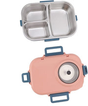 Bentobox per Bambini - Impermeabile e Facile da Utilizzare - Rosso - Ideale per Cibi - Adatto per Adulti e Bambini
