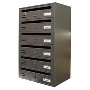 CASSETTA POSTALE ALUBOX CUBO/R 6 38,5X25X63 GR GHISA- ALUBOX- 1,0 pz