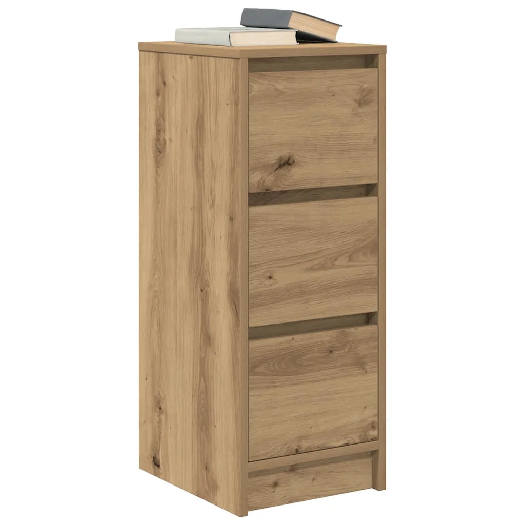 Credenza Rovere Artigianale 29,5x34x76 cm in Legno Multistrato 861642