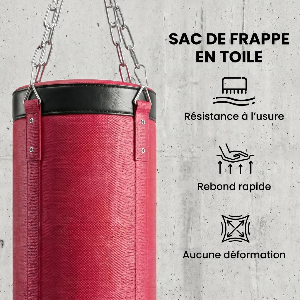 Supporto Sac de Frappe Autoportante ¨C zephmum ¨C Rosso 175x91x231cm