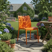 Grover, Sedia da Esterno una Sedia Made in Italy, Arancione
