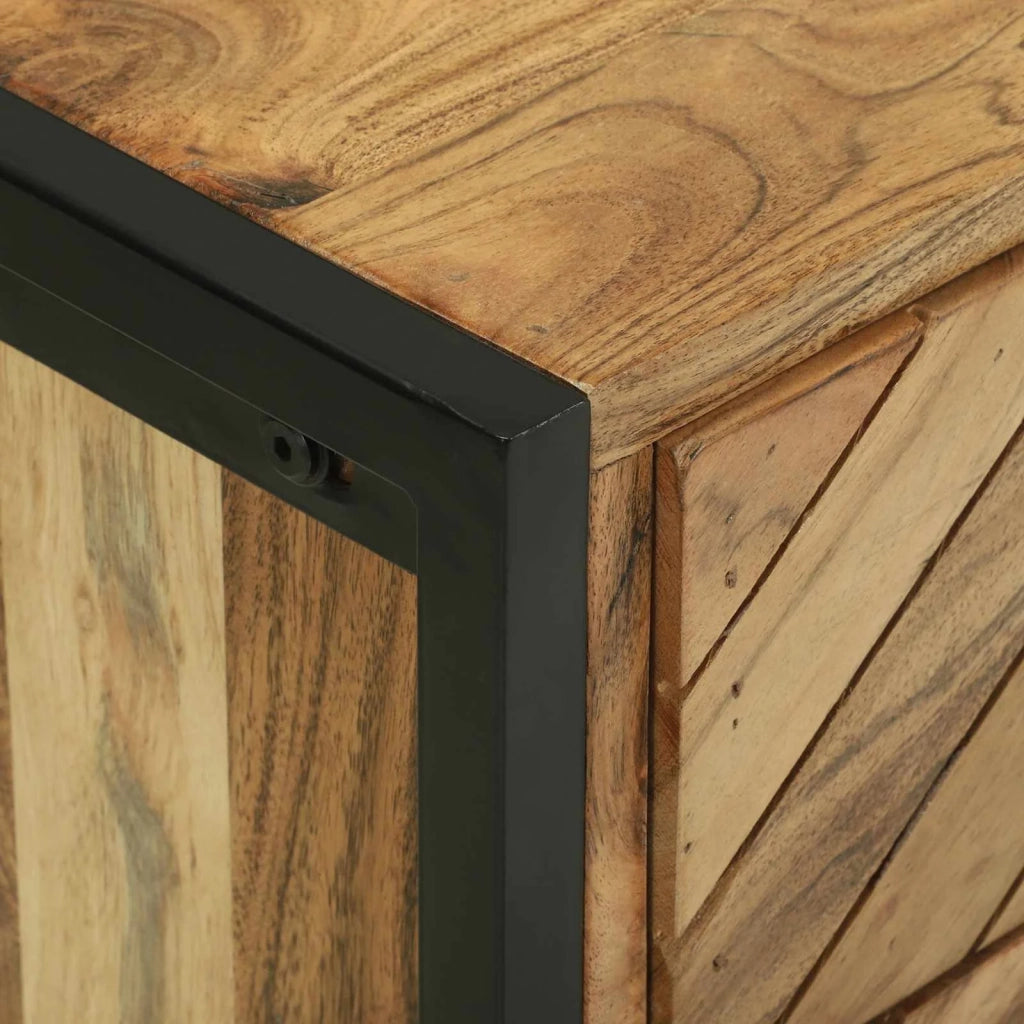Tavolo consolle con cassetto Marrone 90 x 35 x 80 cm 374107