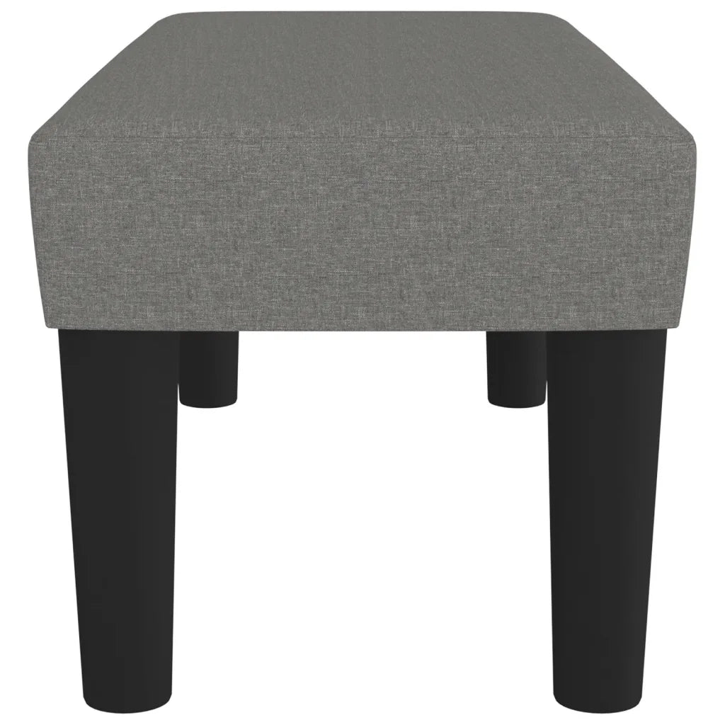 Panca Grigio Scuro 70x30x30 cm in Tessuto cod mxl 77059