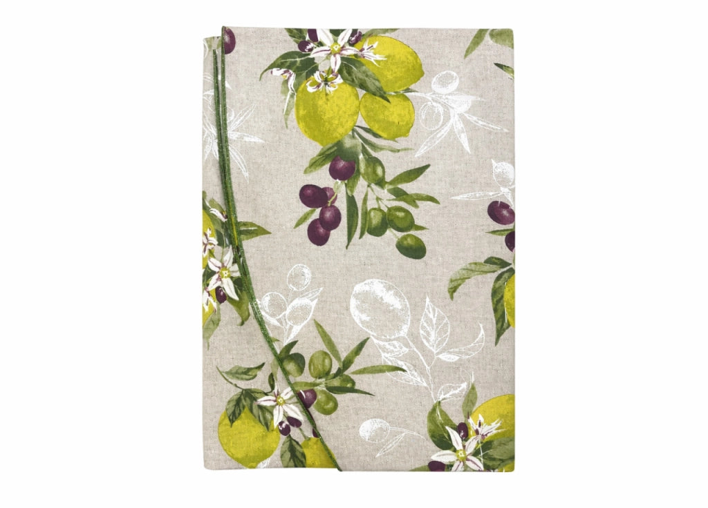 Tovaglia Salotto Cucina 100% Made In Italy Rotonda 180cm Diverse Fantasie - Rotonda 180 - Capri