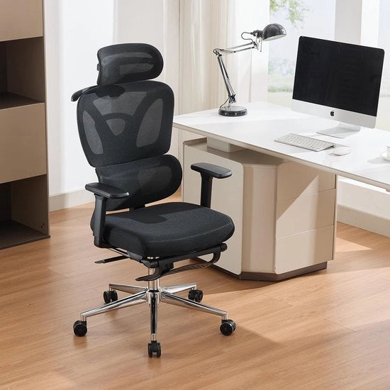 Sedia per ufficio - Ergonomica - Mesh - Supporto lombare regolabile - 3D bracciali regolabili