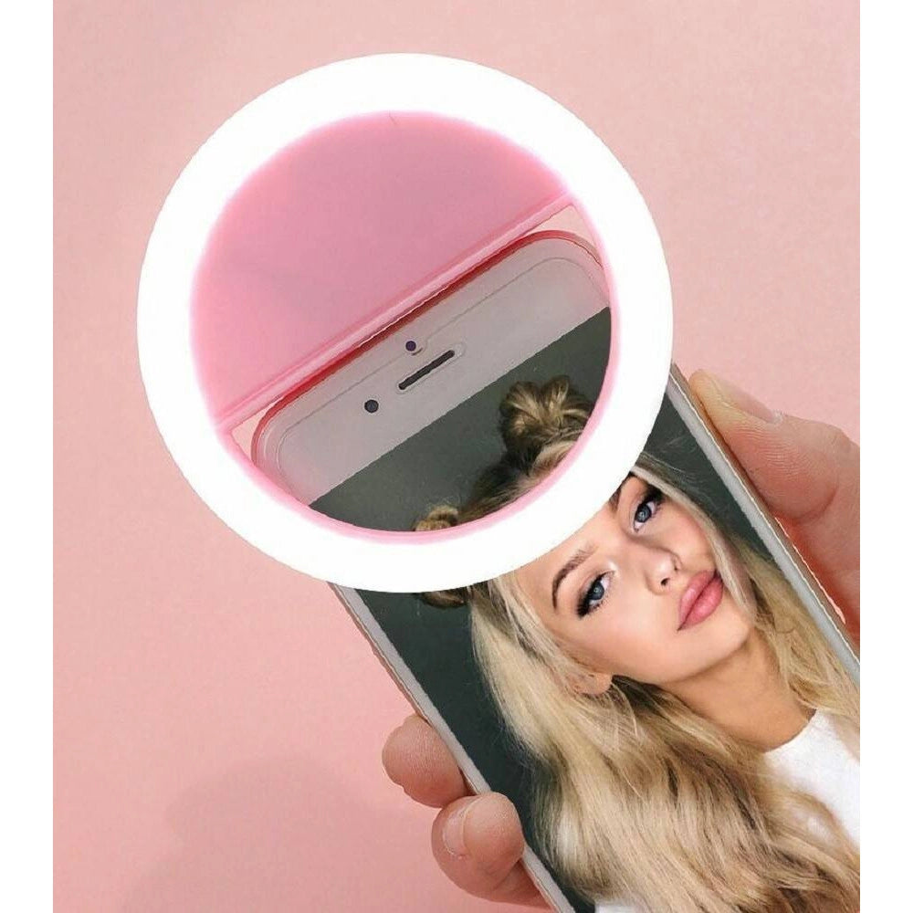 Trade Shop - Anello Luminoso A Led Per Selfie Tik Tok Luce Ring Light Telefono Ricaricabile -