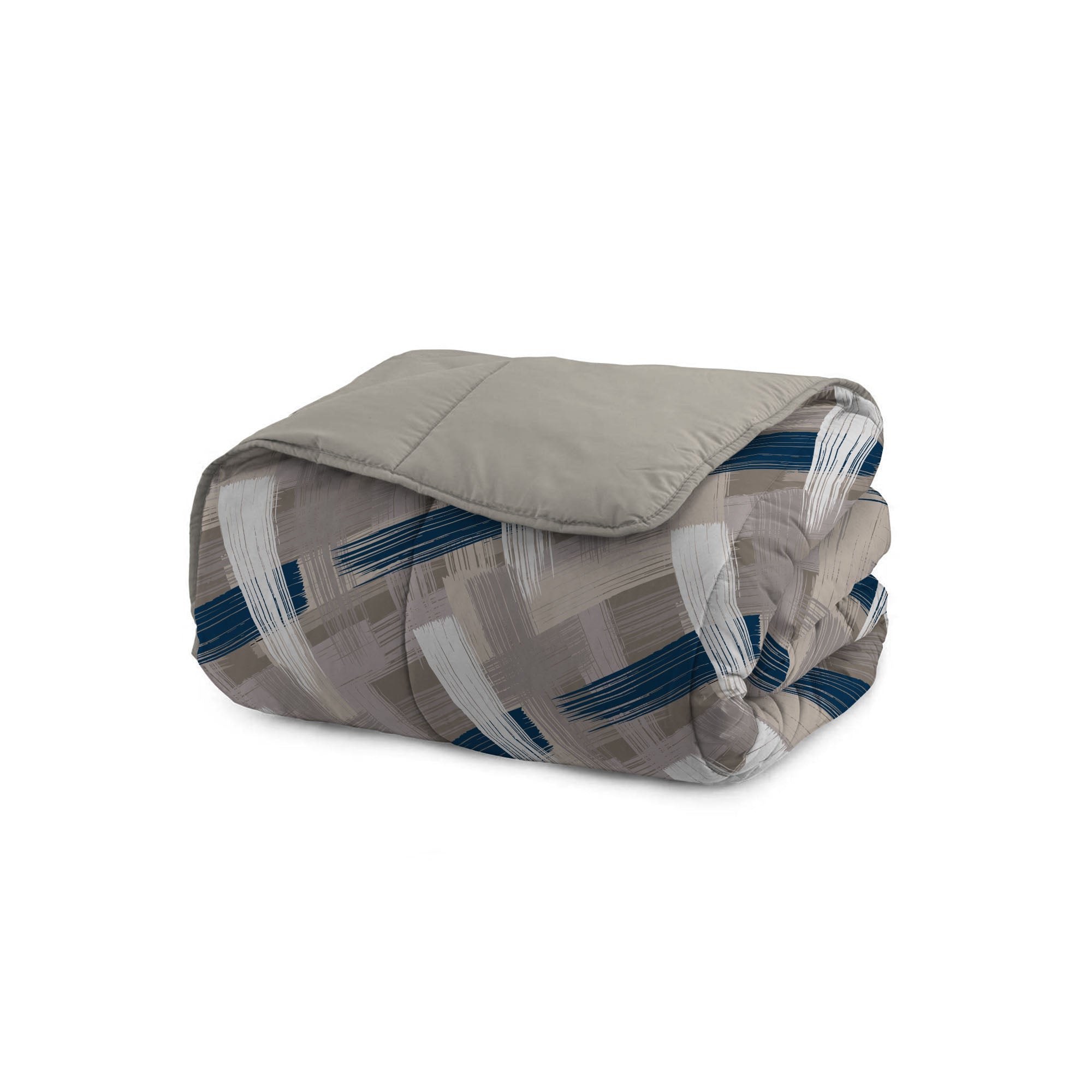 Trapunta Invernale Singola 180gr con Stampa in Microfibra Pennellate