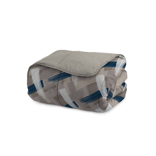 Trapunta Invernale Singola 180gr con Stampa in Microfibra Pennellate