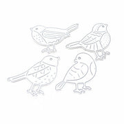 Set di stencil per incisione a sbalzo 4pz - Snijmatrijzen - Scrapbooking - Kaart Art - Artigianato DIY - Acciaio di carbonio di alta qualità - Snijmal
