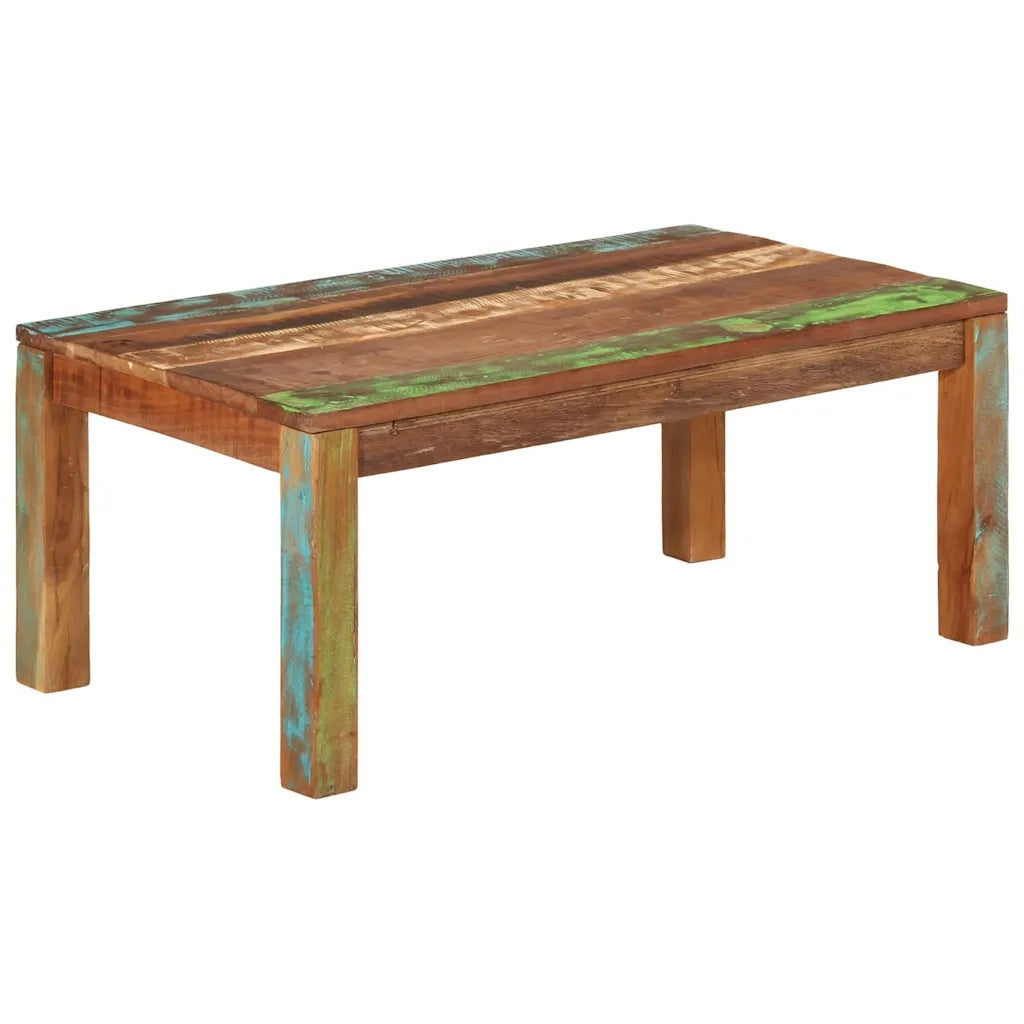 Tavolino da CaffÃ¨ 110x55x40 cm Legno massello recuperato