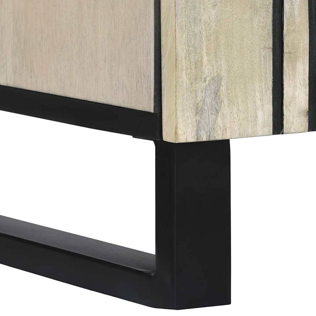 vidaXL Mobile da Bagno con lo scaffale Marrone e Nero 38 x 33 x 160 cm