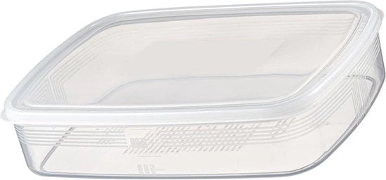 Contenitore di Rifornimento di Cibo in Plastica con Avvertimento - Pane e Panino Cotto - Progetto di Stoccaggio Sostenibile e Pieghevole