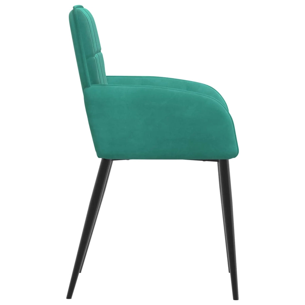 Sedie da pranzo 2 pcs Velluto (V) Turchese 56,5 x 50 x 86 cm 42034279