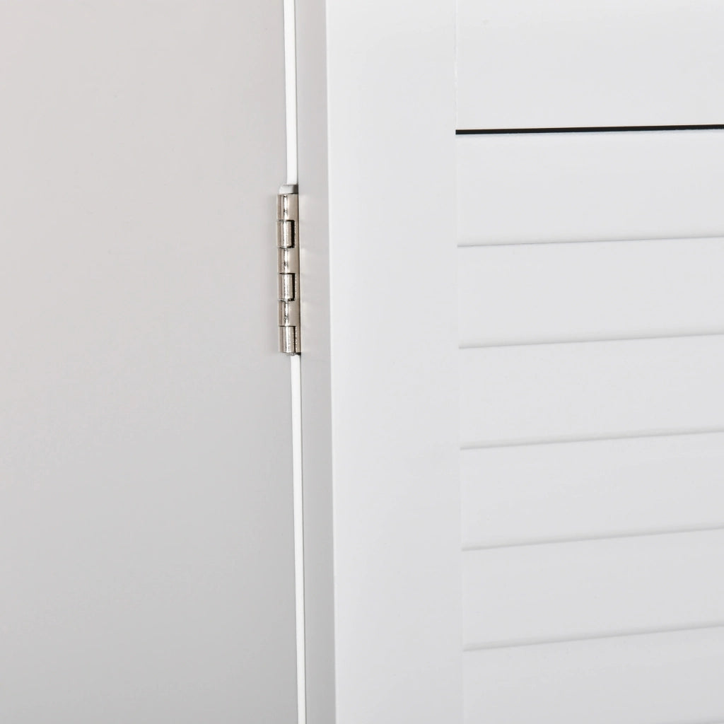 Armadietto Bagno Sospeso con Ante ¨C Minimal ¨C 60x23x60 cm Bianco