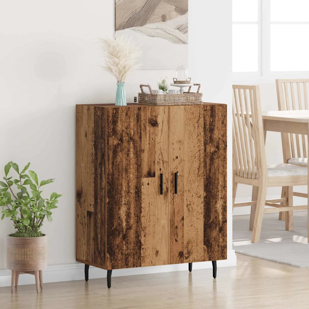 Credenza | Madia | Buffet da pranzo | Armadio da pranzo Legno vecchio 69,5 x 34 x 90 cm Legno multistrato