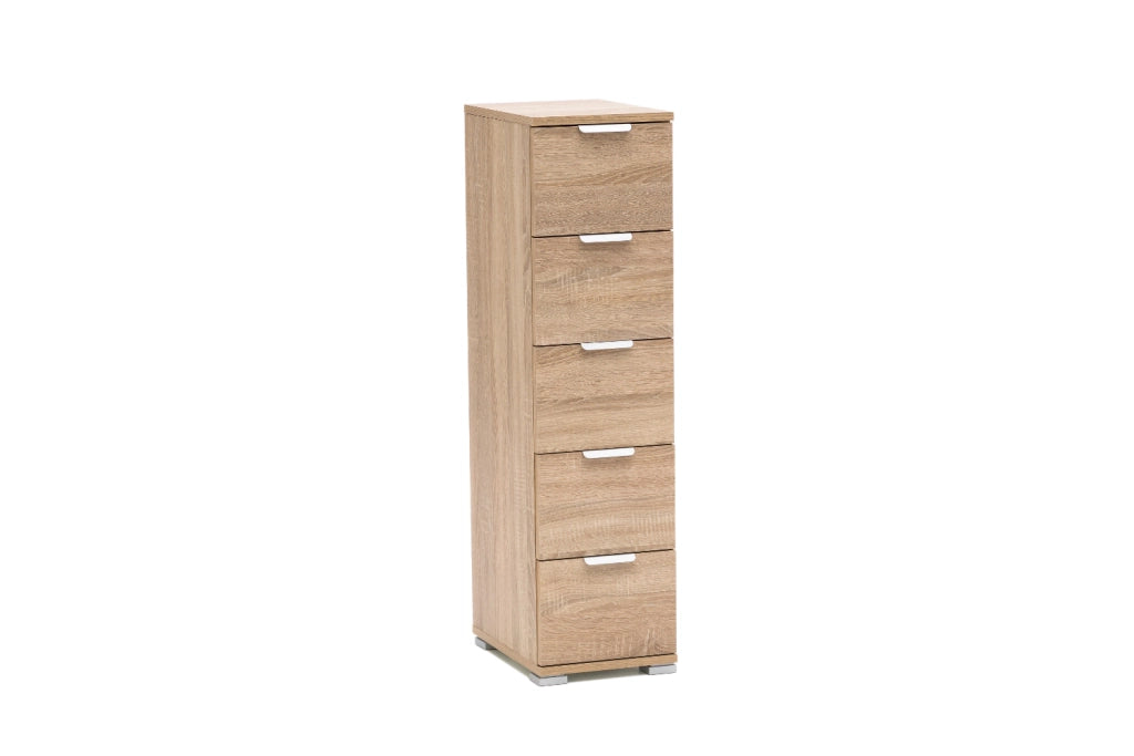 1310cRSN Cassettierina, Legno, Rovere Sonoma, 38x27x105 cm