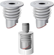 Afdichting per siliconen anello per tubo di scarico - 2 pezzi - Materiale PVC - Ideale per lavatrice - Protezione contro la reflusione - Filtro di scarico