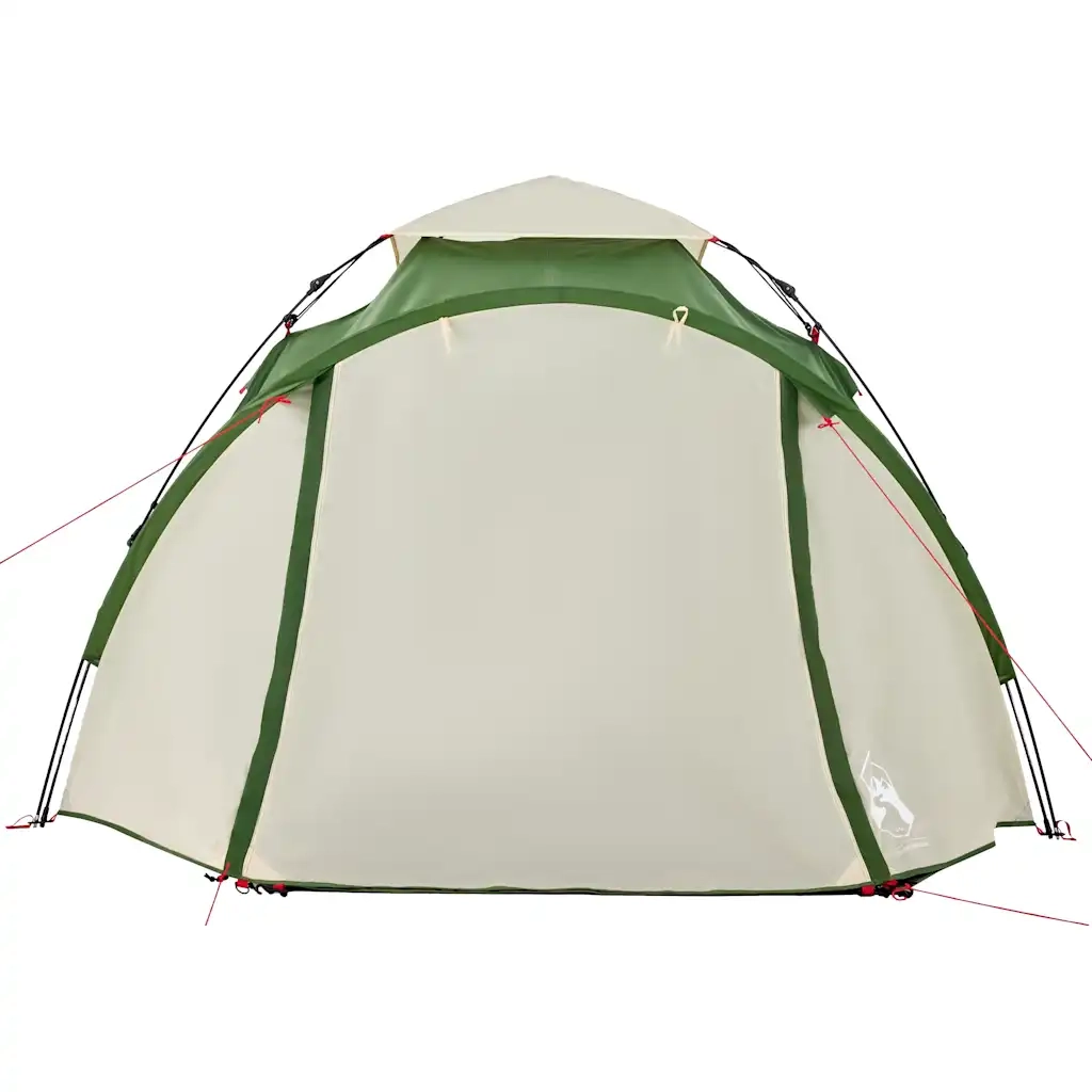 Tenda a Cupola da Campeggio 3 Persone-Tenda per Escursionismo Verde a Rilascio Rapido 142387