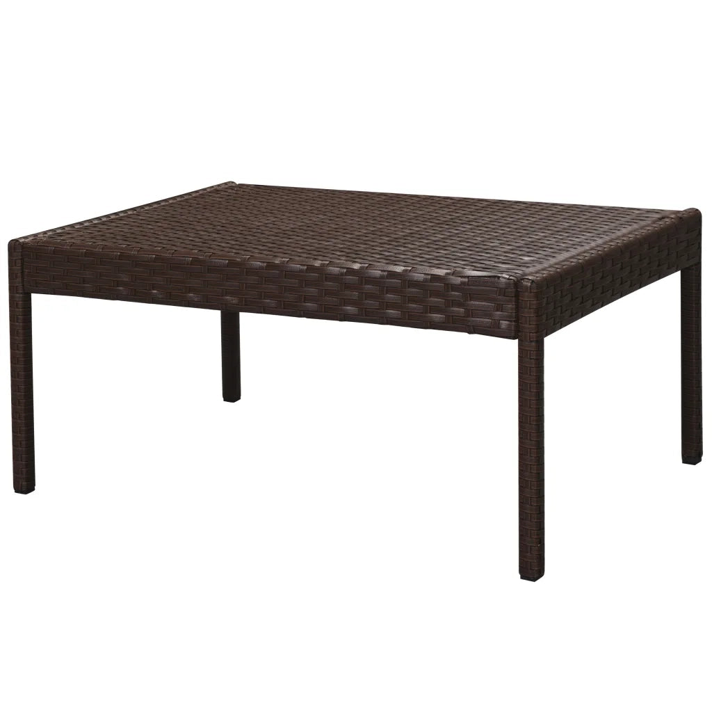Set Divani da Giardino 6 pz | Set Salotto da Giardino con Cuscini in Polyrattan Marrone