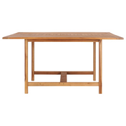 Tavolo da Giardino | Tavolino da esterno 150x150x76 cm in Legno Massello di Teak