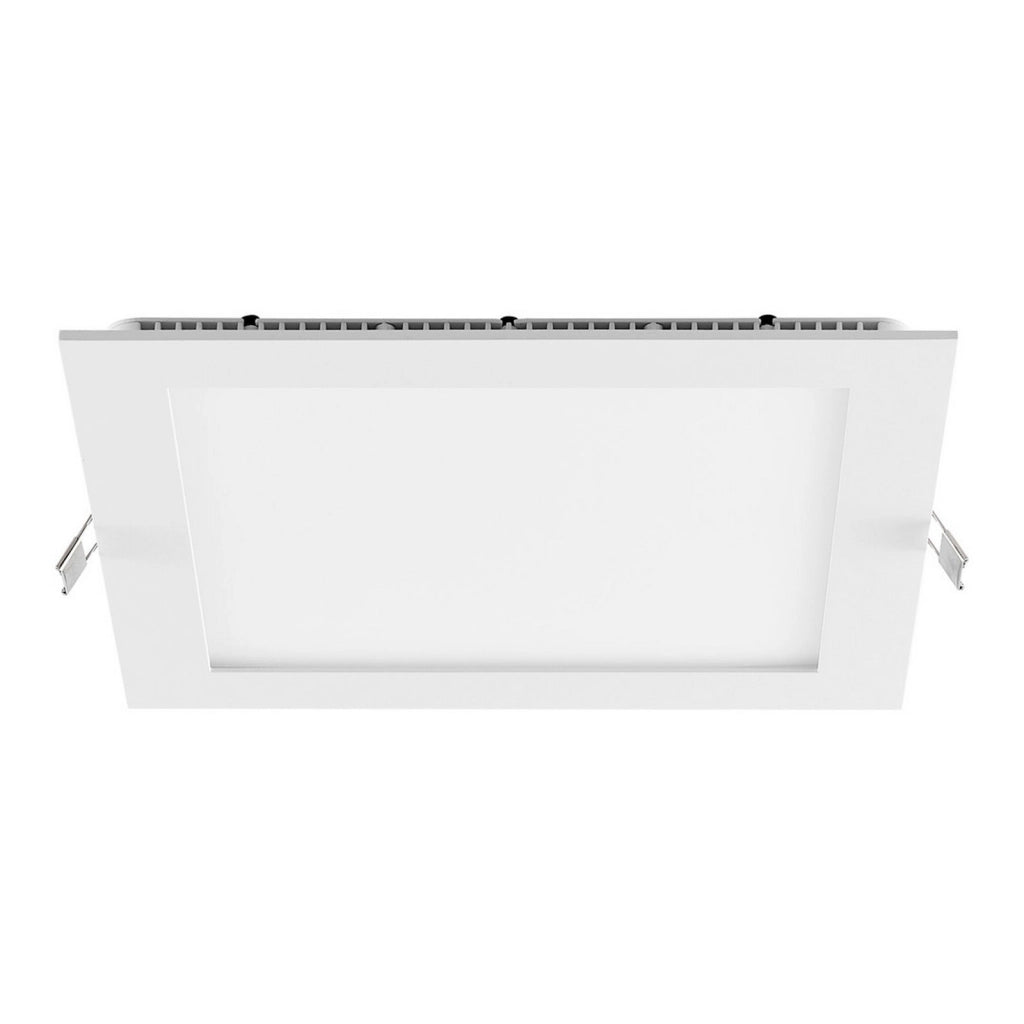 Faretto LED incasso pannello quadrato slim DMX RGB multicolore luce calda 24V impermeabile cromoterapia box doccia bagno 23W foro 155x155