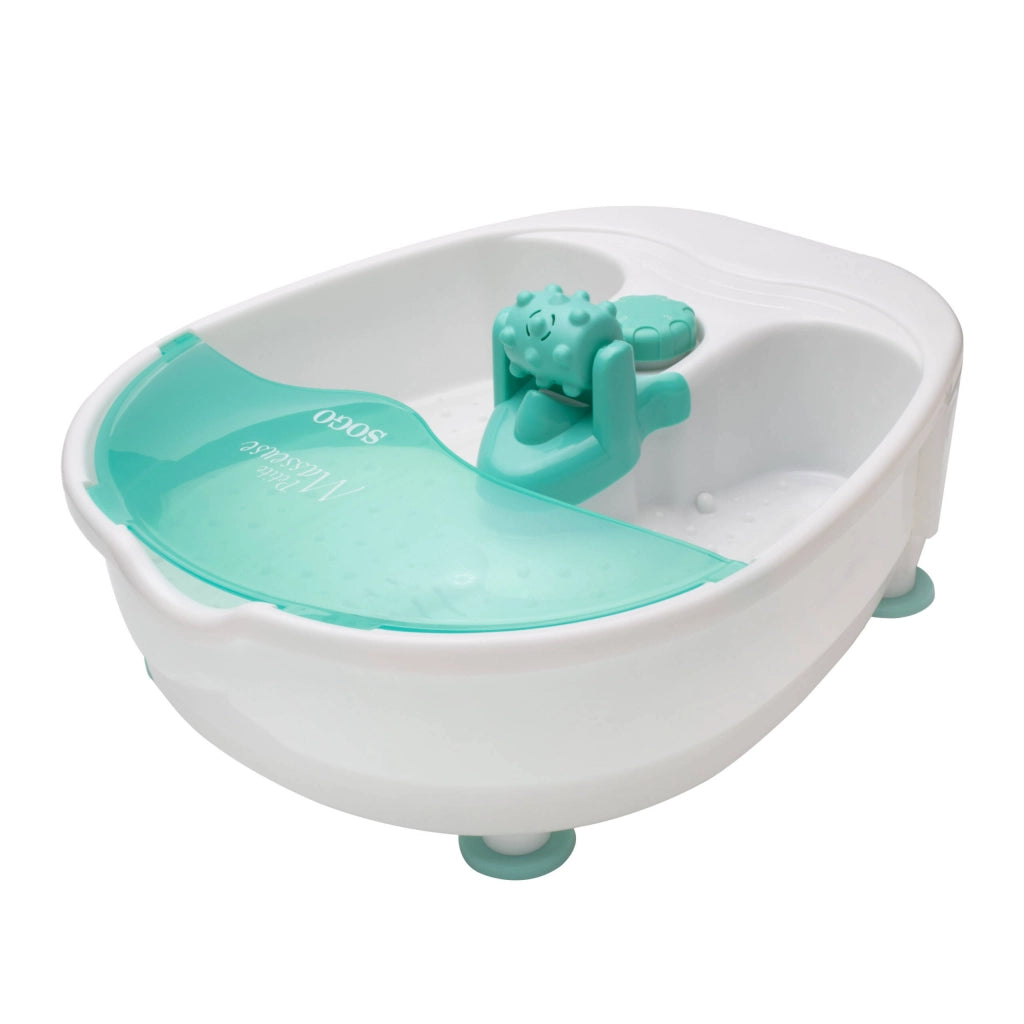 Idromassaggio per piedi elettrico con 3 funzioni, vibrazioni e bolle, 36 getti d'acqua 90W, termostato sicurezza - SOGO